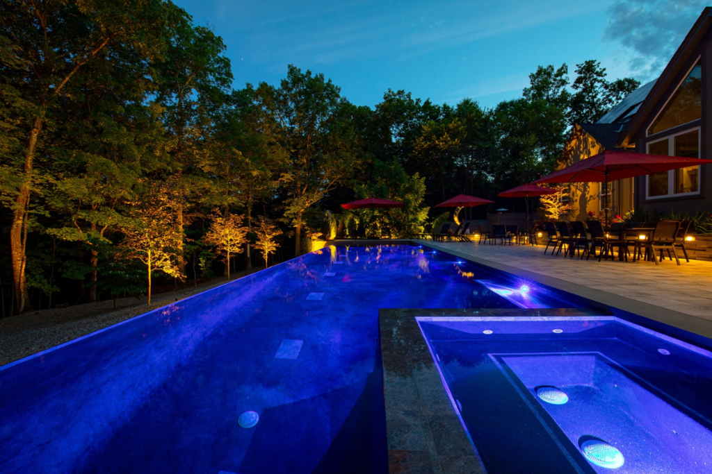 Pool with Lights