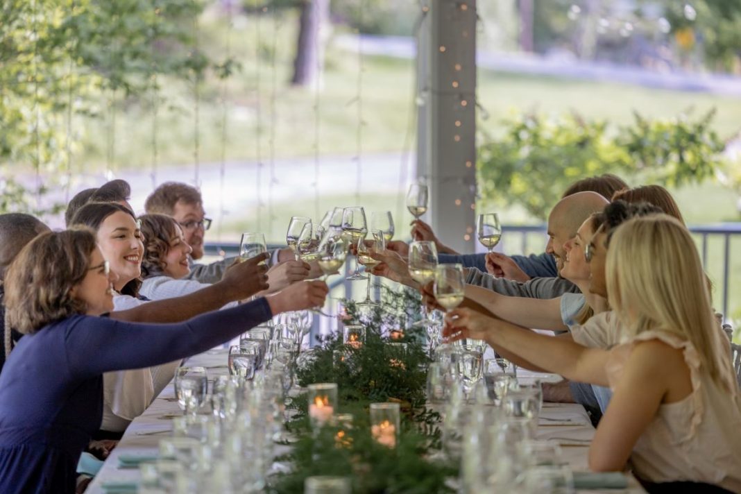 outdoor dinners