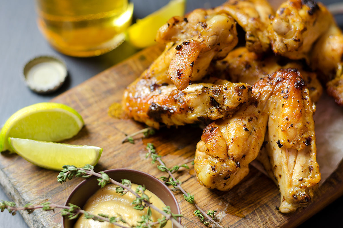 Craft Beer Recipe Make These Blonde Ale Honey Mustard Wings