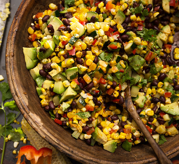 Corn Relish and Red Pepper Salad